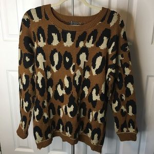 Leopard Print Sweater